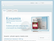 Tablet Screenshot of koxamin.elanatura.cz