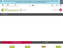 Tablet Screenshot of elanatura.cz